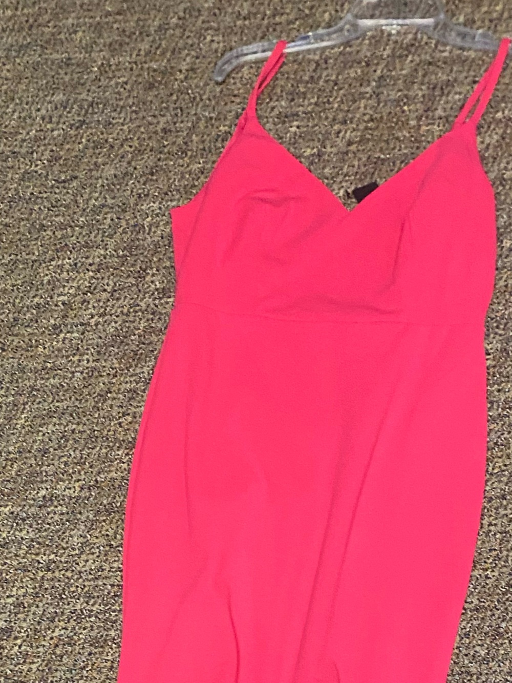 Lulu's Bright Hot Pink Spaghetti Strap Slip
